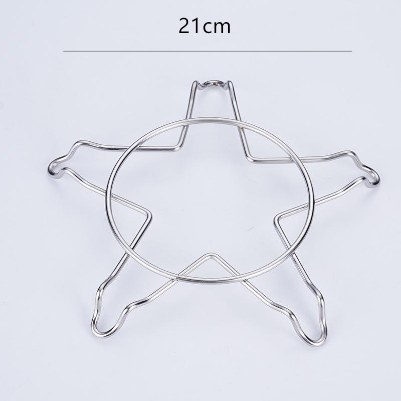 4/5 Star Foot Stainless Steel Steamer for Dumplings Air Fryer Pressure Cooker Grid Rack Microwave Oven Stand Cooking Utensils