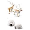 10 Pcs Arctic Animals Figurines Simulation Miniture Animals Models Kit Children Early Learning Tools