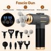11-IN-1 Electric Massage Gun 99 Level Powerful Fascia Gun High-Frequency Vibration Body Massage Gun Arms Leg Muscle Masajeador