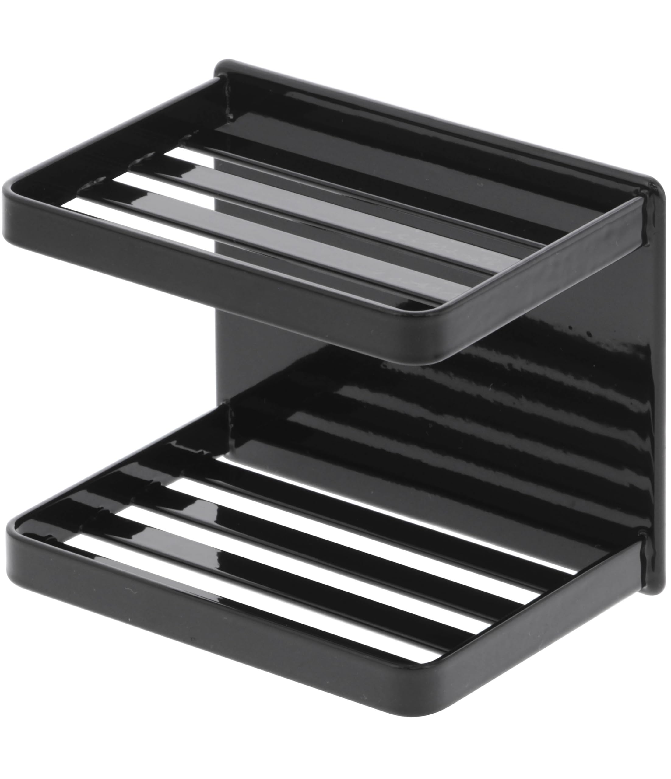 

Yamazaki Tower Magnetic Bathroom Soap 2 W12 x x Soap Bathroom Model 3810 Tray, Tiers, Black, Approx. D8.5 H10cm, Holder, Storage, чёрный