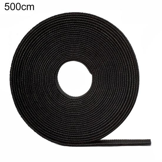 

Cable Strap Convenient Self-adhesive Nylon Roll Wire Tidy Fastening Tape for Office 5 Meters