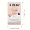 5 sztuk Czepek HD na perukę dla kobiet Niewidoczny Ultracienki Elastyczny Czepek typu stocking na peruki typu lace front Czepek na perukę typu sheer