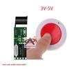 Compact Wireless Remote Control Switch with 3V/3.7V/5V Relay Module & Round Adhesive Remote