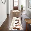 1Pcs Anti Fatigue Kitchen Rugs, Cute Dog Print Waterproof Non-Slip Thick Cushioned Kitchen Mat Heavy Duty Comfort Standing Mat for Kitchen