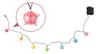 Pokemon Minior Style Garland Light Pokémon Holiday Blessings Japan NEW