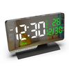 6.6  Large Display Digital Desk Clock, Dual Alarm Clock with Indoor TemperatureCelsiusDate, USBCelsiusType-C Charging Ports, 6-  Dimmer, 5 Volume