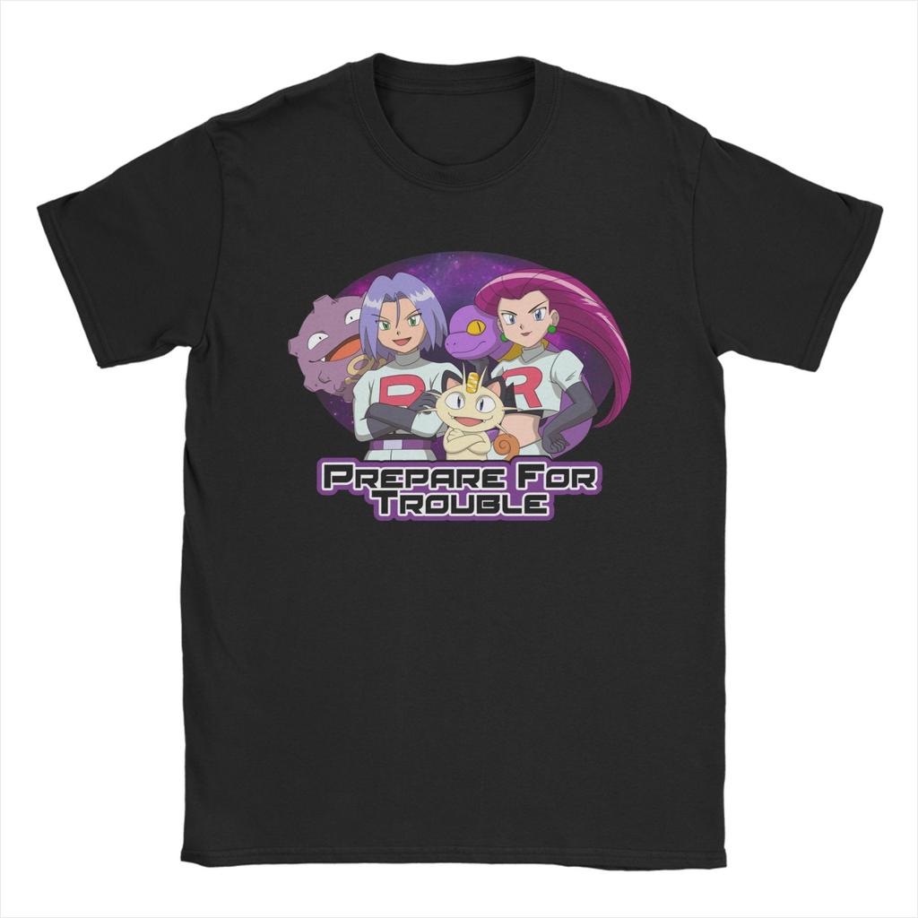 Pokemon T Shirt Men's  100% Cotton Casual T-Shirts Crew Neck  Tee Shirt Short Sleeve Clothing Summer