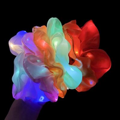 LED Saç Halkası Parlak Güvenli Dekoratif Bling Kore Tarzı LED Saç İpi Parti İçin