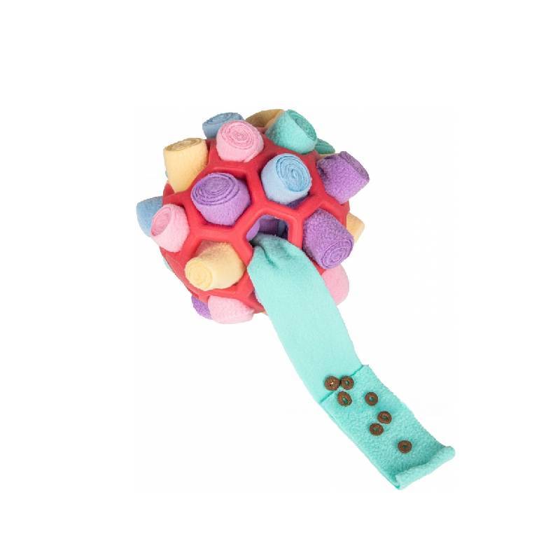 Pet Sniffing Bubble Toy With Rubber Ball Puzzle For Dogs Fun And Enrichment