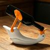 Goose Wine Bottle Holder, 3D Printed Decorative Wine Rack, Practical Versatile Decorative Ornament, for Home Kitchen Bar Office Countertop
