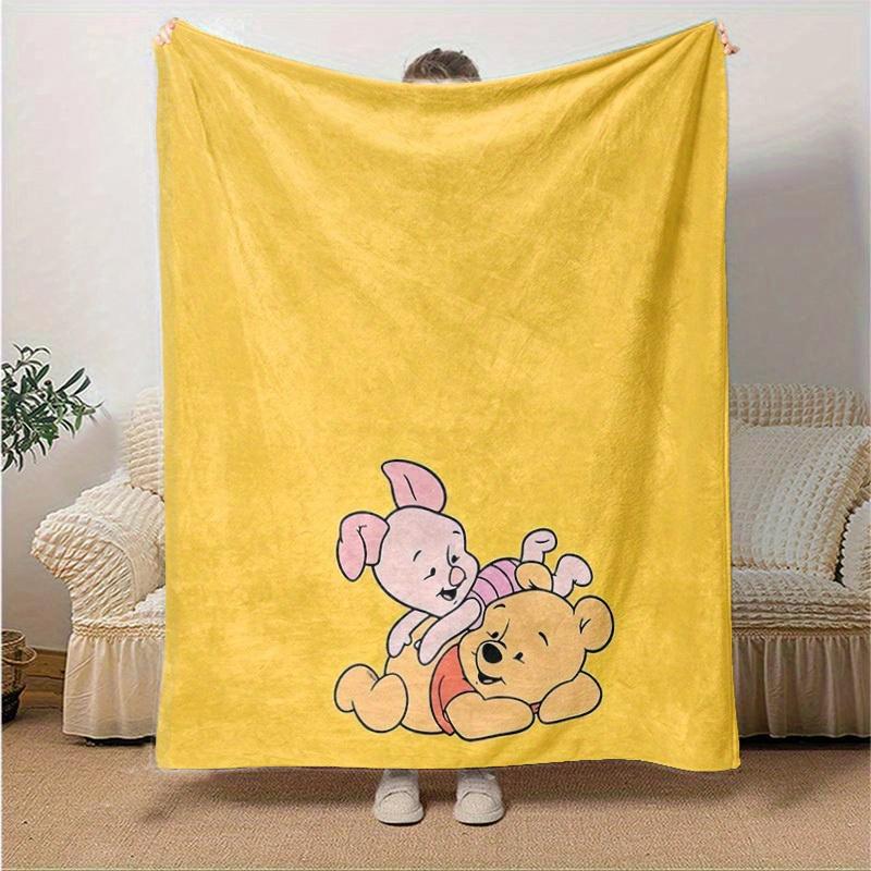 1 Stück Winnie Puuh Ferkel Decke Weicher Überwurf für Heimdekoration, Sofabezug, Reise