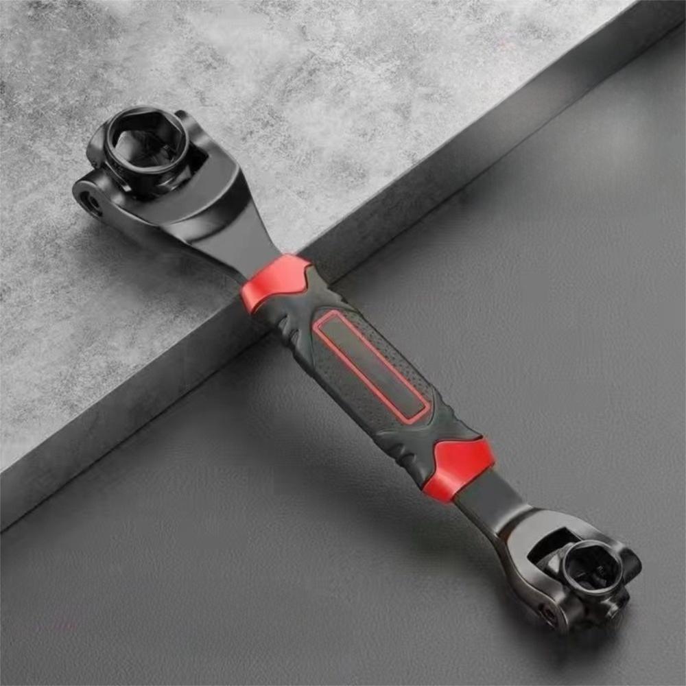 Durable Metal Wrench 8/52 in 1 8-19mm Universal Spanner Non-Slip Handle 360° Rotating Multipurpose Tiger Wrench Car Repair