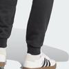 Adidas Essentials SS25 Sportswear Big Logo French Terry Comfortable Knitted Sweatpants Men Bottoms Black White IN6163