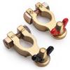 Brass Battery Pole Terminals Suitable for Motorcycles Cars Trucks Boats Caravans 12V or 24V Voltage Easy Installation