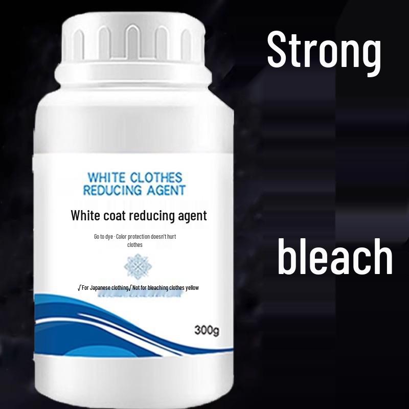 

White Garment Bleach Powder for Stain, Dye, Color Bleeding, and Yellowing Removal; Special for Whitening and Color Preservation