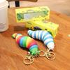 Slug Fidget Toy Keychain Slug Puzzle Peristalsis Funny Caterpillars for Adult
