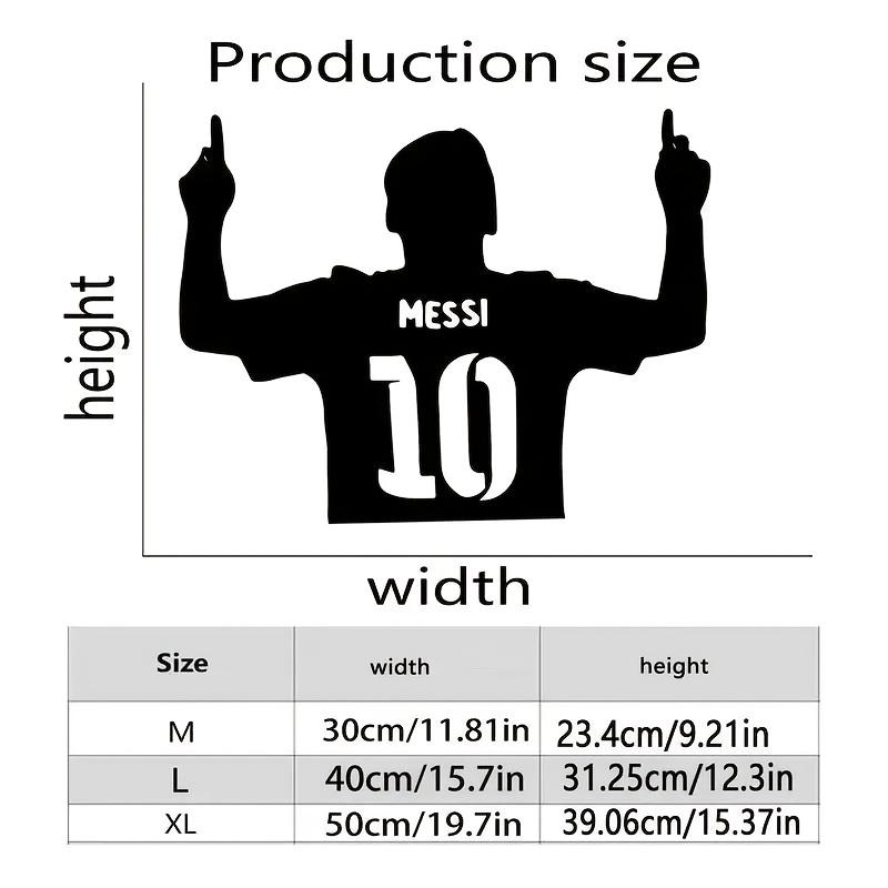 

Custom Metal Sports Jersey Number Sign Retro Hand Clap Motif Home Office Wall Decor M