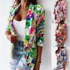 Tooxika Spring And Autumn New Style Jacket Lapel Print Slim Fit Small Suit Jacket
