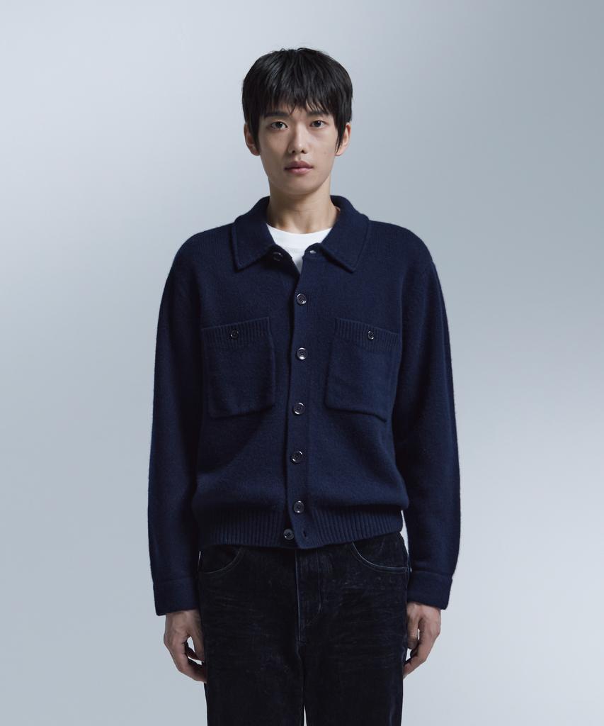 NONBLANK Knit Jacket_Navy