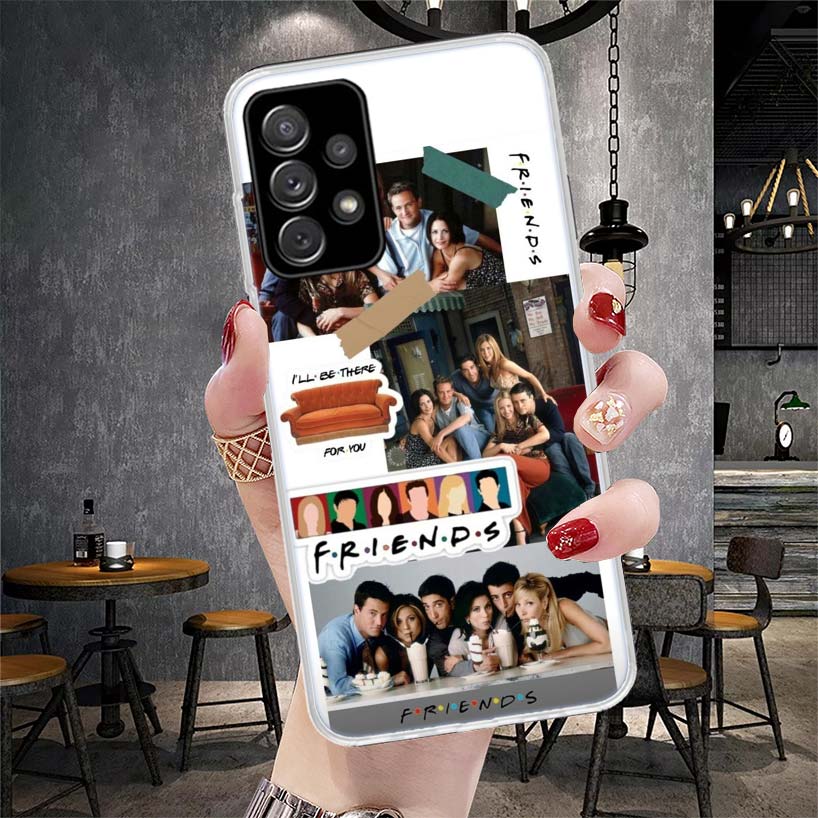 Friends Tv Show Funny Family Soft Phone Case For Samsung Galaxy A12 A22 A32 A52 A72 A02S A51 A50S A71 A70 A31 A20S Note 20 Ultra