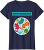 Meowcrobiology Cat Science Feline Cute Colors Nice Ladies' Crewneck T-Shirt