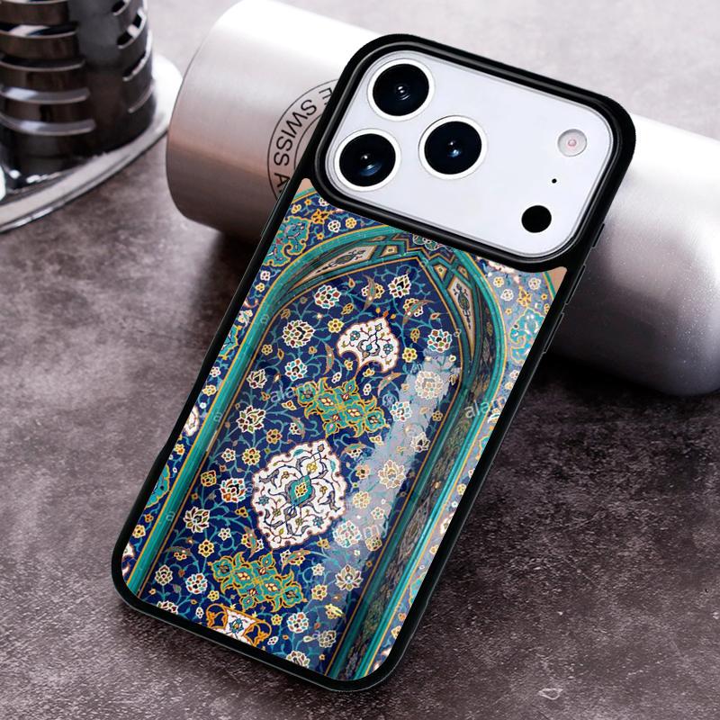 Arabic Muslim Mosque Building Phone Case For iPhone 17 16 15 14 13 12 11 Pro Max Plus 17Air Soft Silicone Cover
