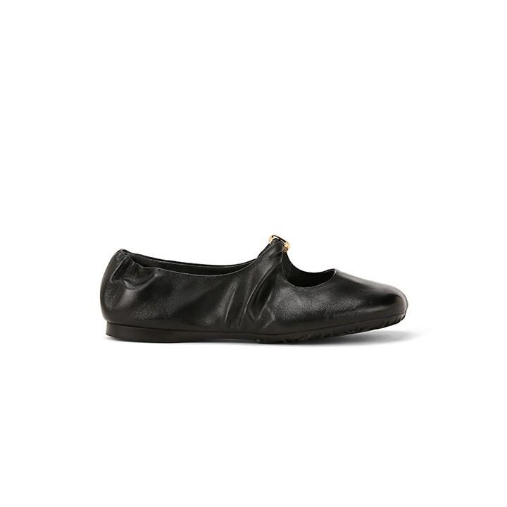 Punkt zweites Haar! Mode vielseitige neue quadratische Kopf plissierte flache Ballerinas Damen Mary Jane Schuhe Oma Schuhe Herbst