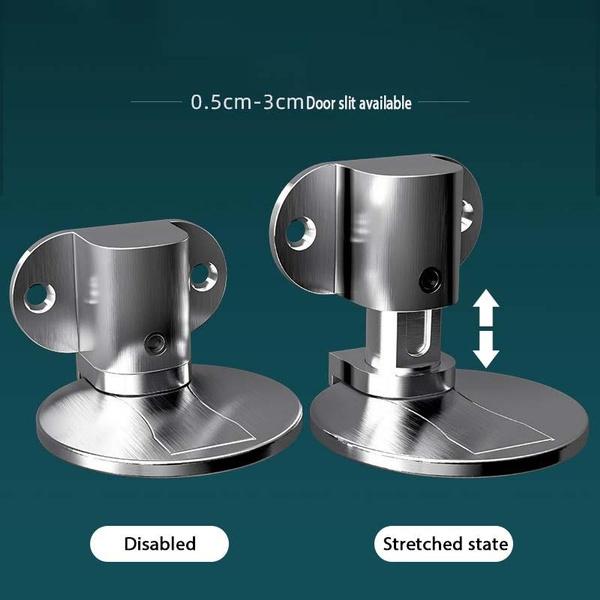 1Pc Punch-free Invisible Door Stop Household Bedroom Door Touch Door Door Stop Bathroom Floor Stop Anti-collision