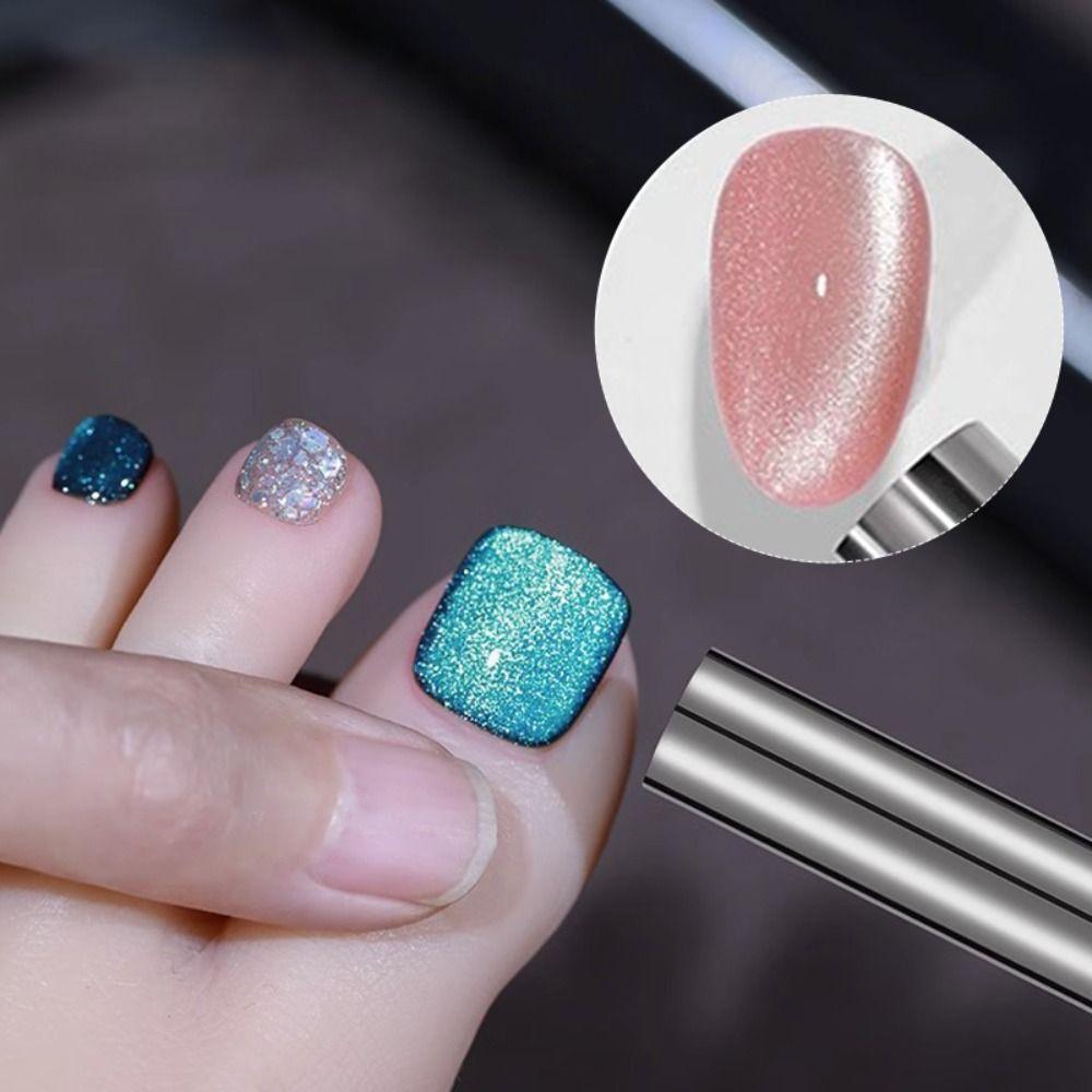 Double Headed Nail Polish Magnet Pen Cat Eyes Nail Art Magnetic Bar New Magnetic Nail Stick