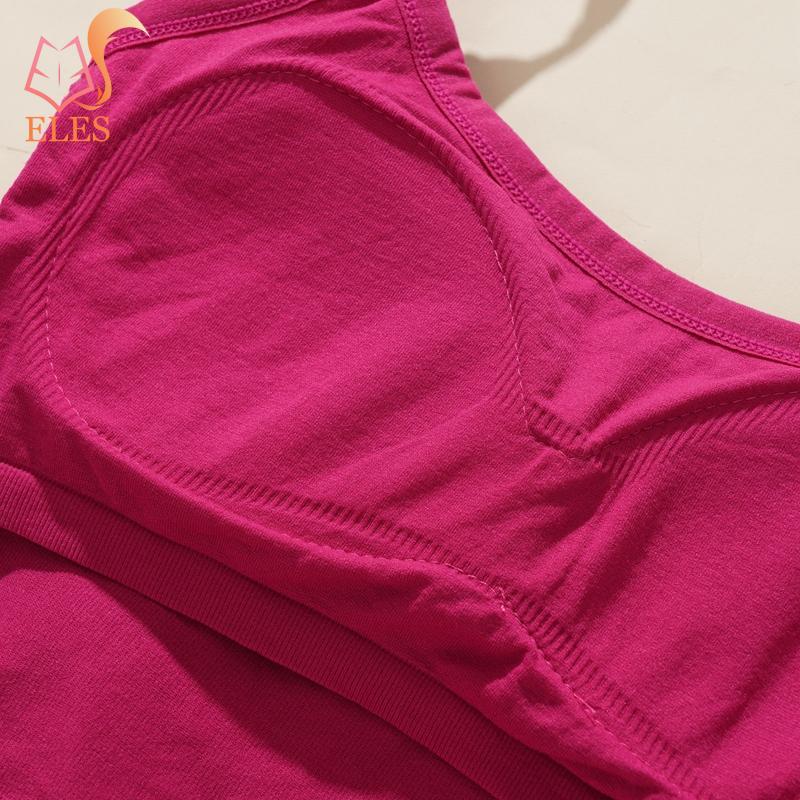 Cross Back Beauty Wrap Bra Underwear Women's Suspenders with Chest Pads Female Inner Wear Fixed Cup Vest Bra