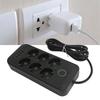 6 Way Power Strip with 4 USB and 1 Type C Port Europn Standard Power Socket with   2 Meter Cable