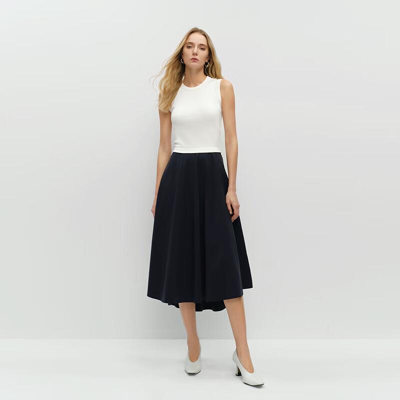 OVV SOLOTEX Color Block A-Line Sleeveless Dress 2XL