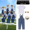 Children's Denim Overalls: Graduation & Sports Meet Uniform for Kindergarten & Primary