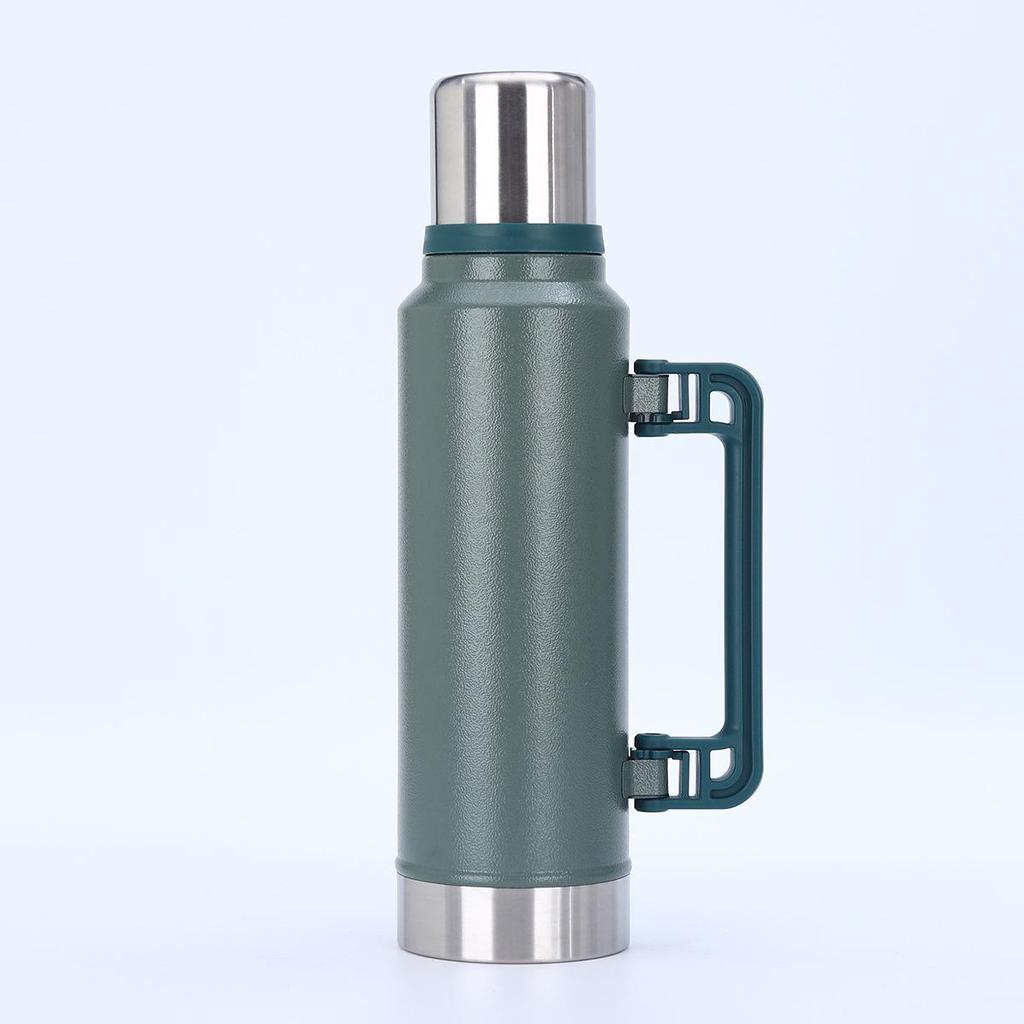 Stanley Stainless Steel Thermos Flask: Large Capacity Outdoor Water Bottle