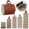 Tragbarer Faltbarer Brillenorganizer 2/3/6 Mehrschlitz Sonnenbrillen Aufbewahrungsdisplay Reise PU Leder Brillenetui Box Heimaufbewahrung