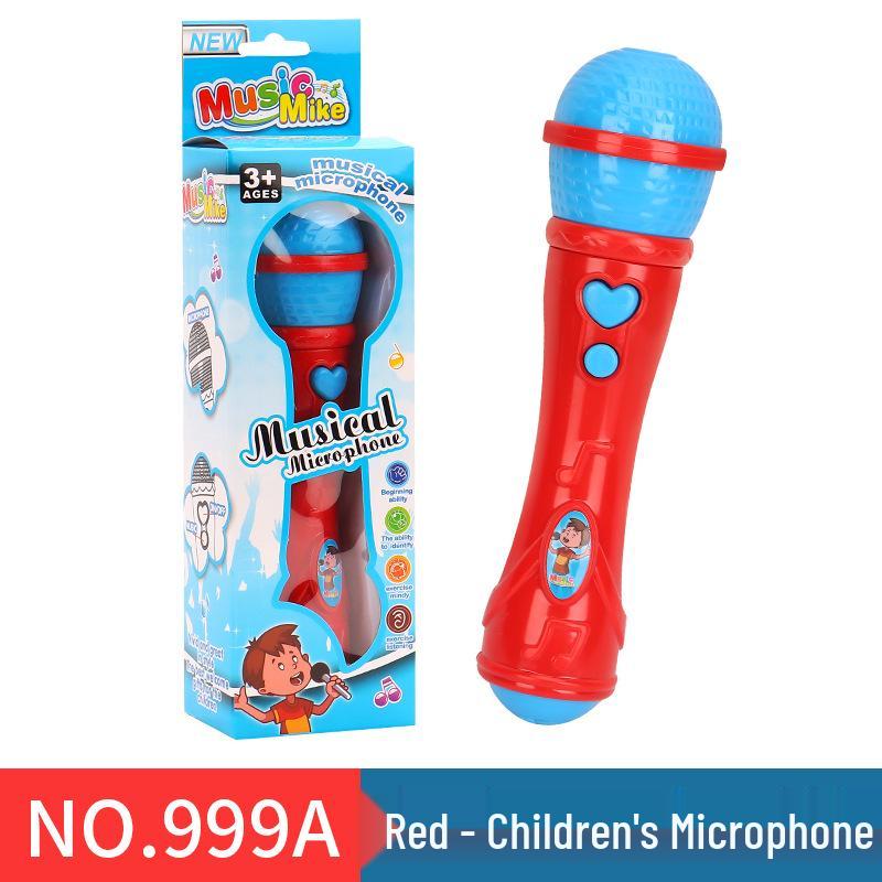Children's Karaoke Toy Microphone Amplifier for Early Education and Music Play