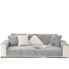 Cream Wind Ins Plush Sofa Cushion Universal Three-Person Sofa Cover Cloth Non-Slip Leather Sofa Cover Autumn And Winter Fabric Mat