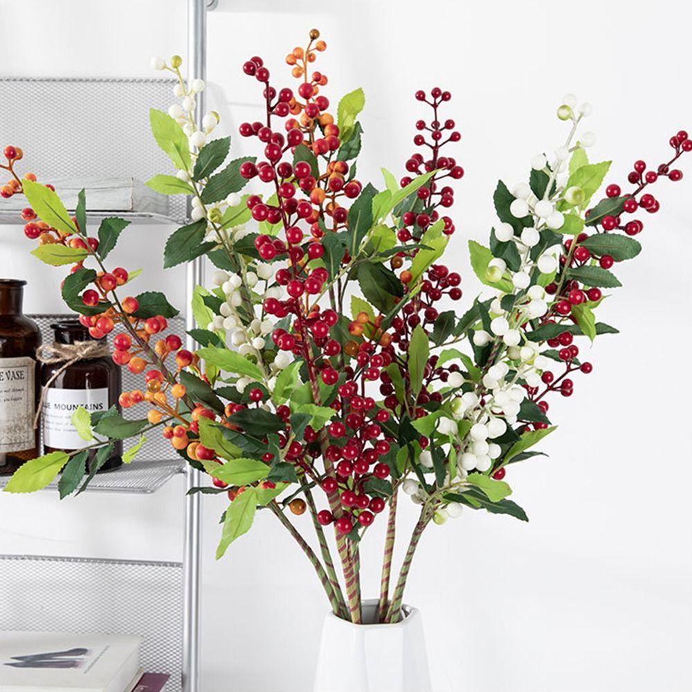 Multicolor Christmas Berry Branches DIY Christmas Decorations  Xmas Tree Ornaments