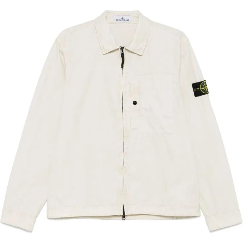 

STONE ISLAND Куртка с длинным рукавом на молнии с нашивкой Мужская куртка Светло-коричневая K1S151200032S00WN-V0195 XXL