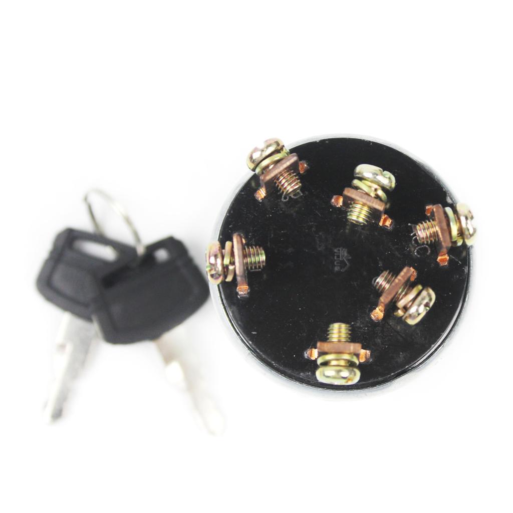 6 Pins Starter Key Ignition Switch for Hitachi EX200-1 Switches Controls Relays Excavator Accessories Interior Parts Replacement Relays 5