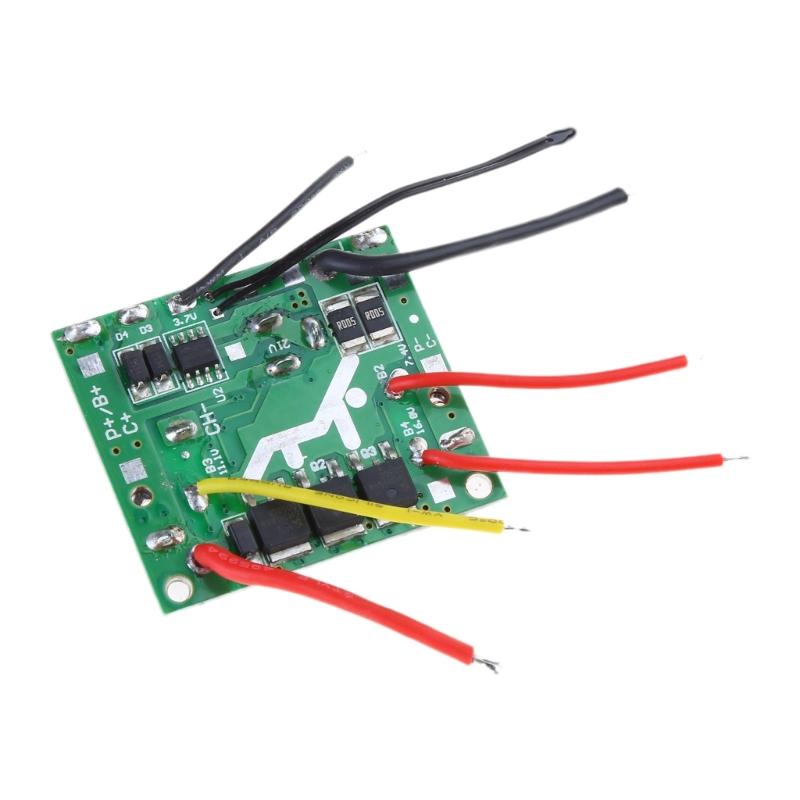 Kompakt akkumulátortöltés védőtáblához 5S 18/21V 20A Li-ion lítium akkumulátorcsomaghoz védőáramköri laphoz BMS