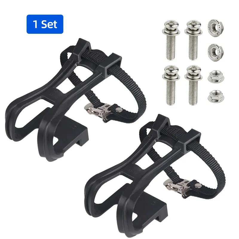 Bicycle Footboard Shoe Tip Holder Gym Spinning Bike Toes Harness Fixed Gear Racing Pedal Mount Riding Workout Demo Match Strip 6
