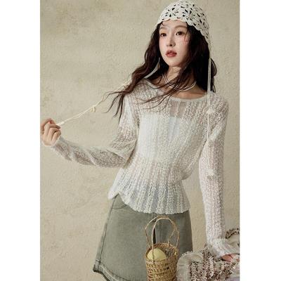 Mishow Openwork Knit Sweater