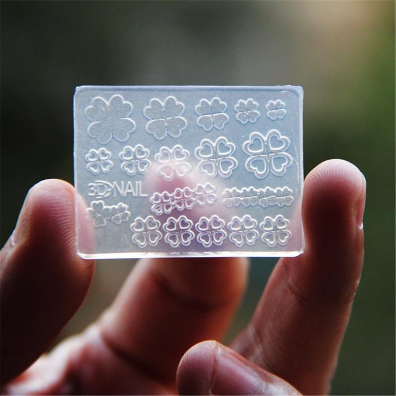 12 Pack Silicone Nail Art Molds Set Nail Art Silicone Molds Set Resin Leaves Moulds Plant Shape Small Crafting Molds