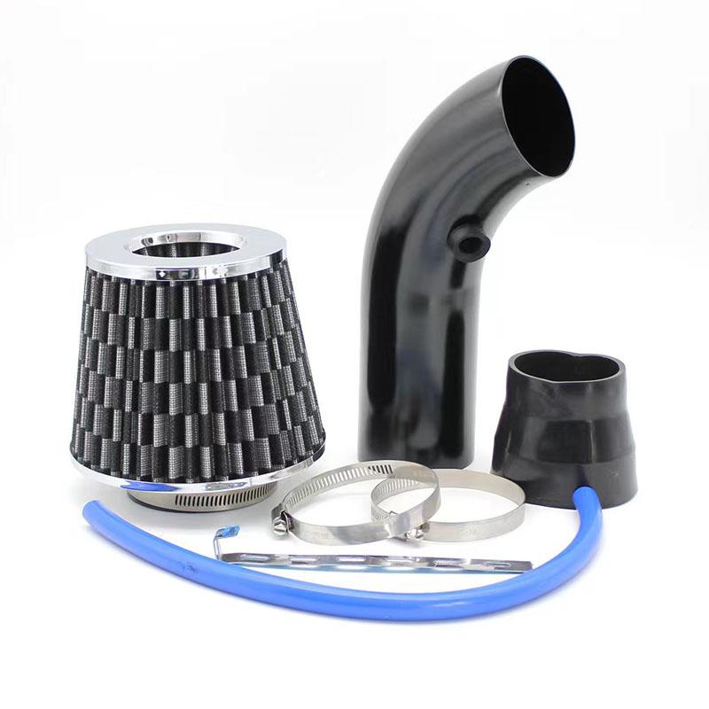 Vendita calda Kit Induzione Filtri Aria Auto Filtro Presa Aria Fredda Flusso Elevato Universale Sportivo Rete Conica Potenza 76MM Accessori Auto