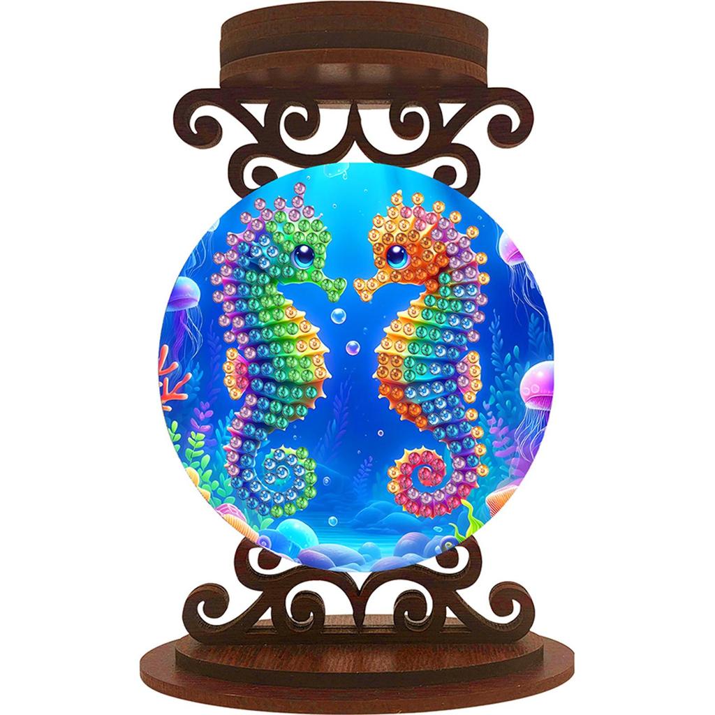 Animals Diamond Painting Candle Holder Ornaments Aromatherapy Candle Holder 5D DIY Diamond Art Mini Candle Holder for Home Decor