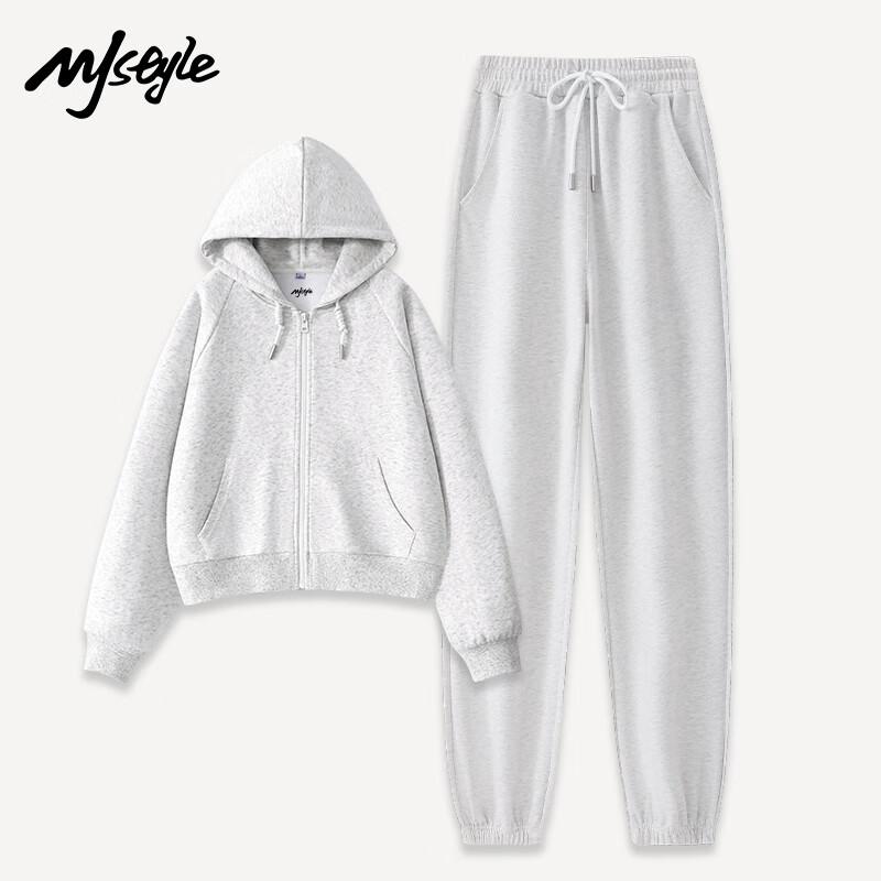 

Женский повседневный костюм из двух предметов MJ STYLE: худи с капюшоном и зауженные брюки