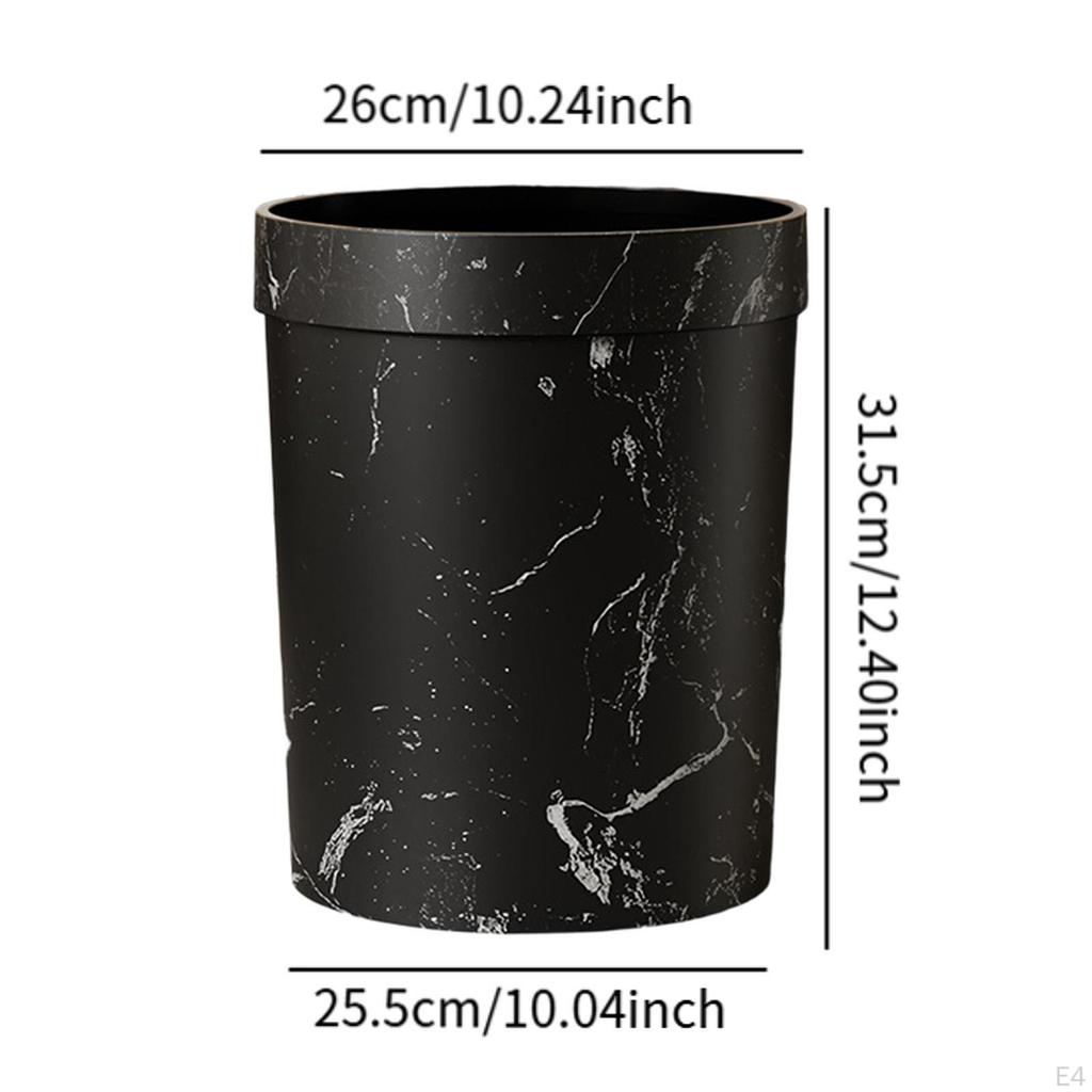 Can Garbage, Household ,, Round Trash, Garbage Container, Trash for Dormitory Kitchen