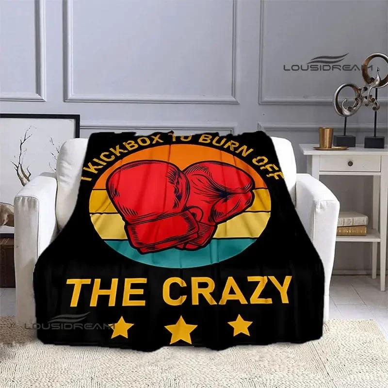 3D Boxing Printing Blanket blankets for beds Flange Warm blanket Home travel blankets bed linings birthday gift