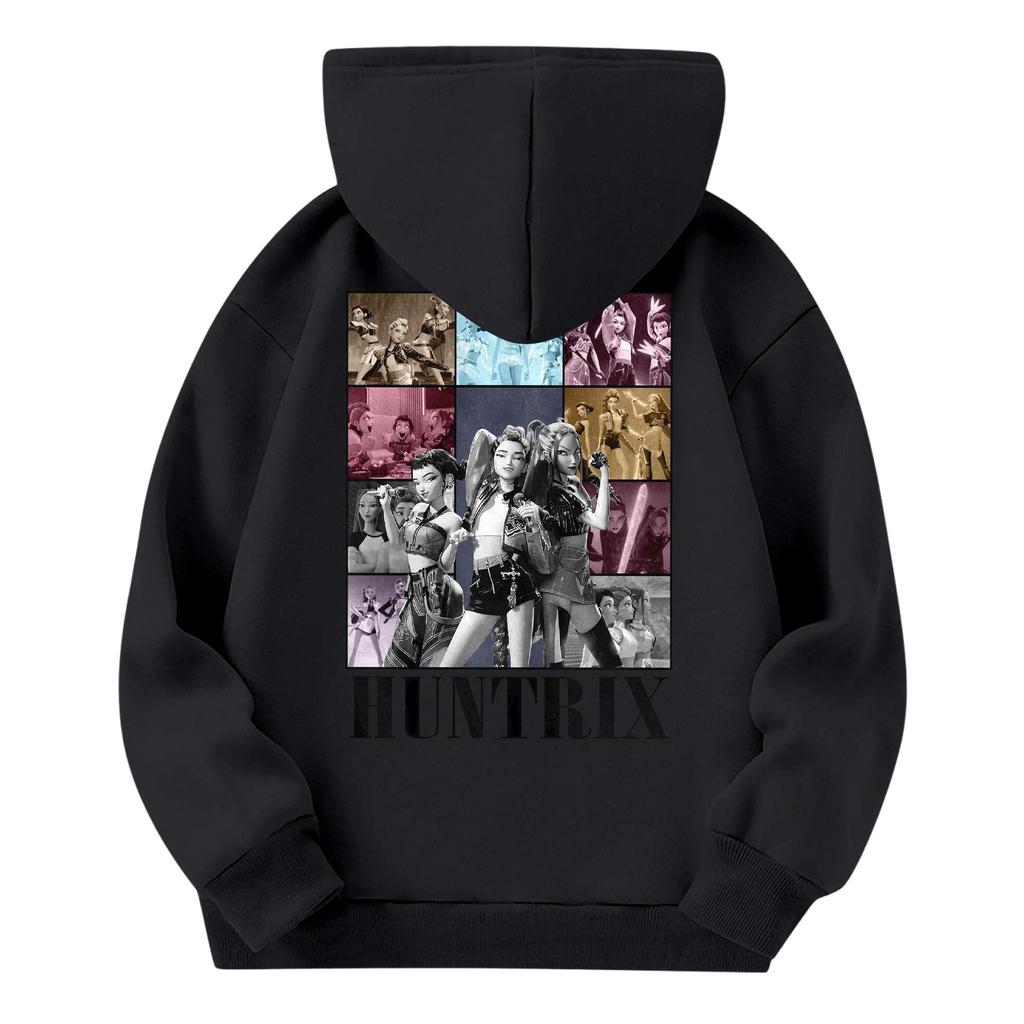 Child Fashion Lightweight Long Sleeve Pullover With Pockets  Print Hoodie